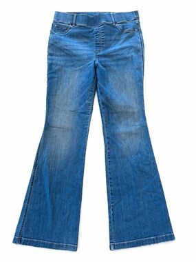 SPANX Spanx Flare Jeans Medium Wash High Rise Stretch Shaping Denim Plus Size 1X